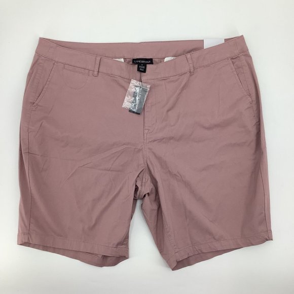 Lane Bryant Pants - Lane Bryant Bermuda 10" Short Pink Size 22 NEW